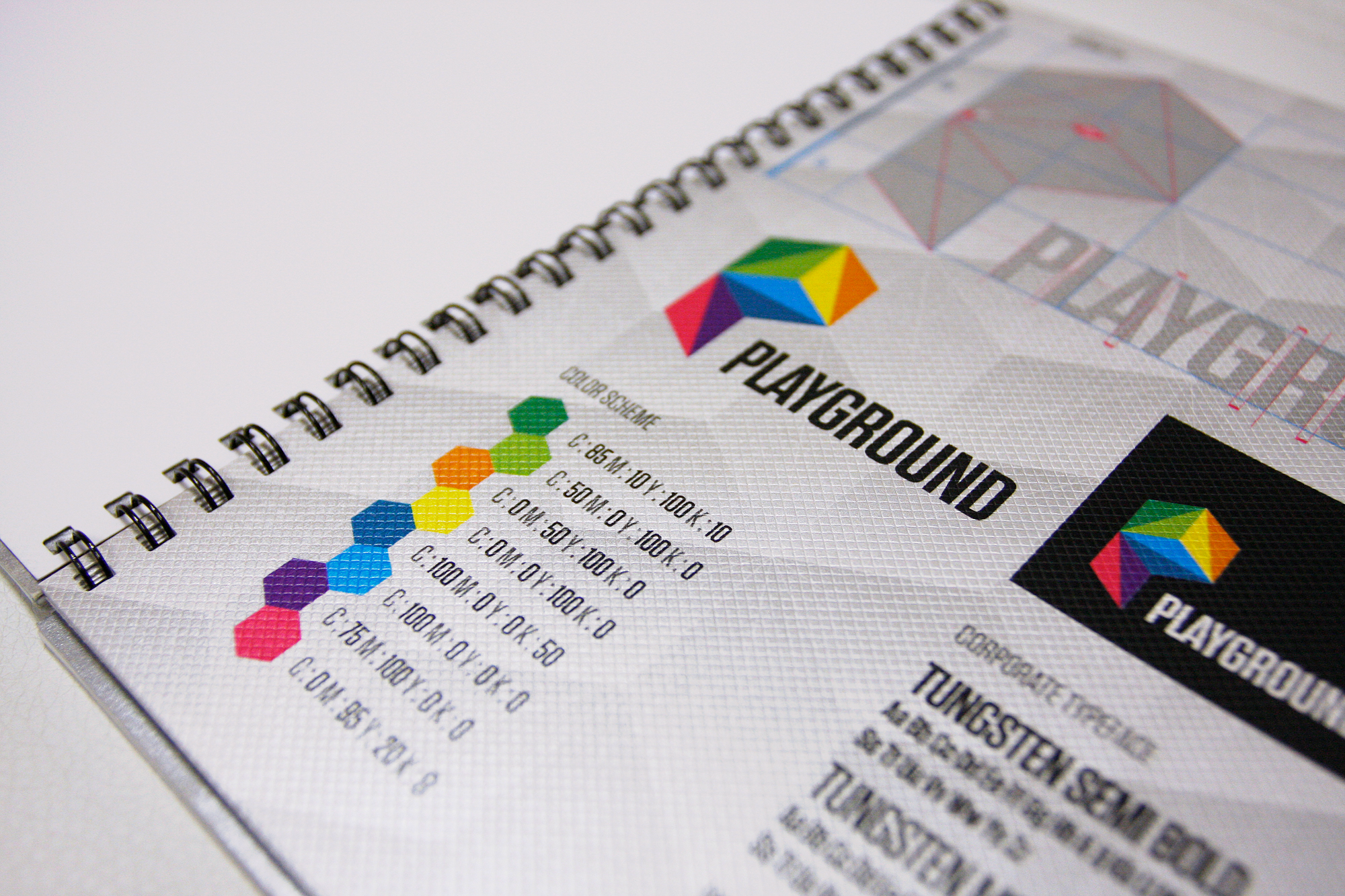 Graphic design brand samples